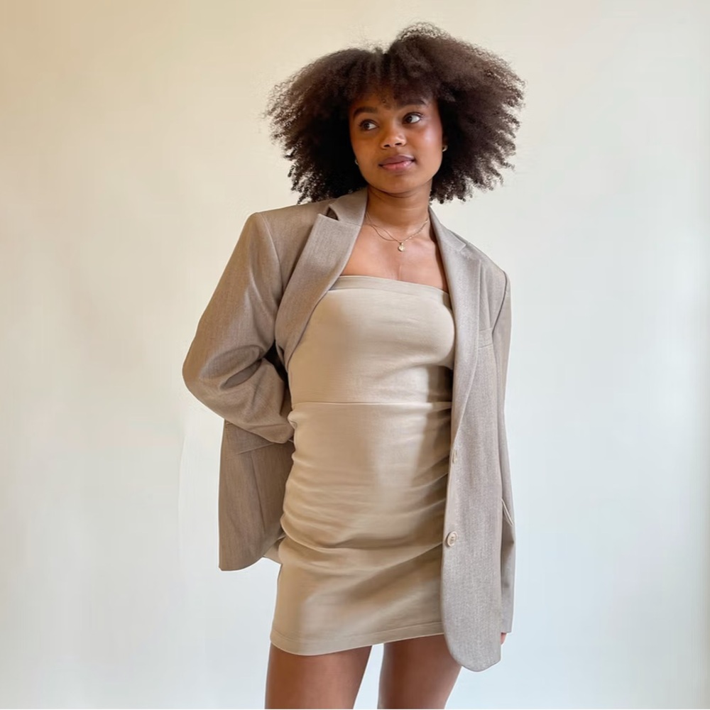 NWT Djerf Avenue Tube Dress Nougat